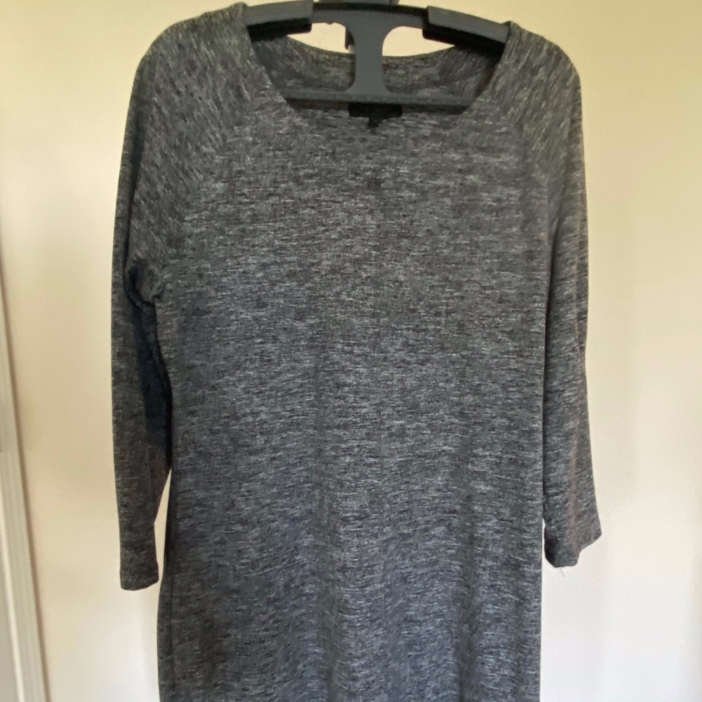 The Limited Fitted Gray Dress